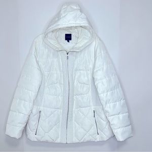 Lane Bryant Hooded Quilted/Puffer Coat